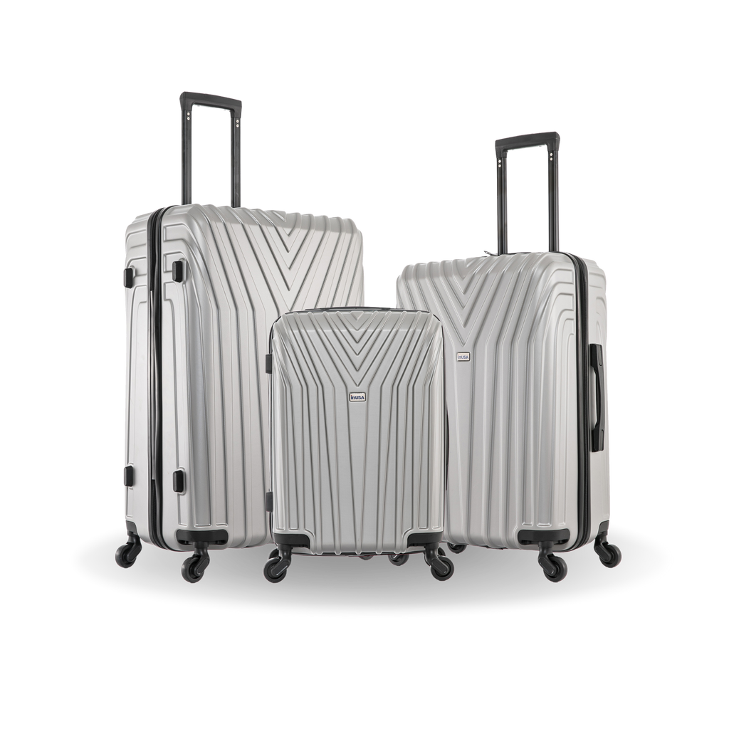 InUSA Vasty 3-Piece Hardside Spinner Luggage Set