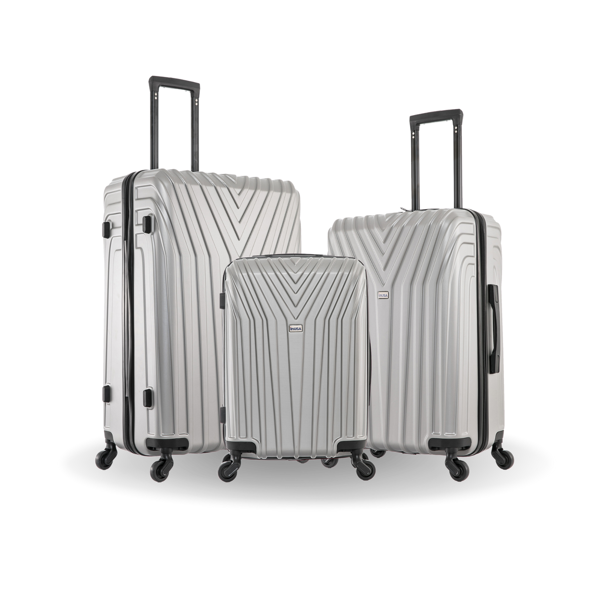InUSA Vasty 3-Piece Hardside Spinner Luggage Set