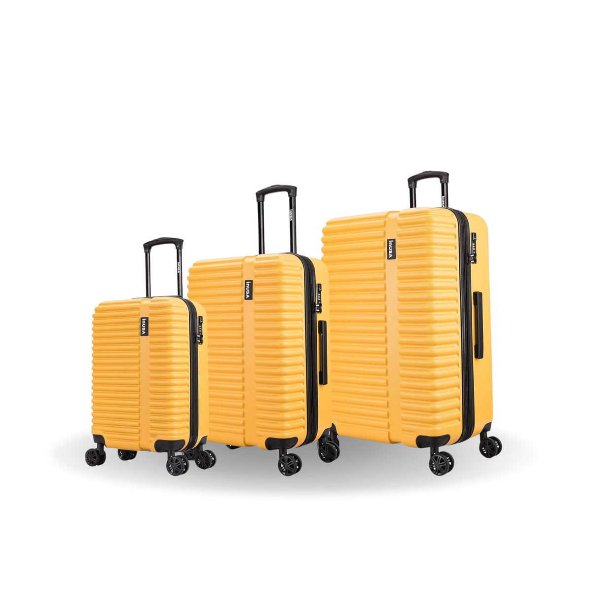 InUSA Ally 3-Piece Hardside Spinner Luggage Set