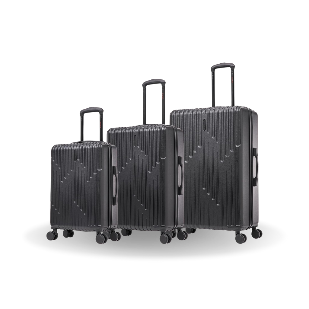 InUSA Drip 3-Piece Hardside Spinner Luggage Set
