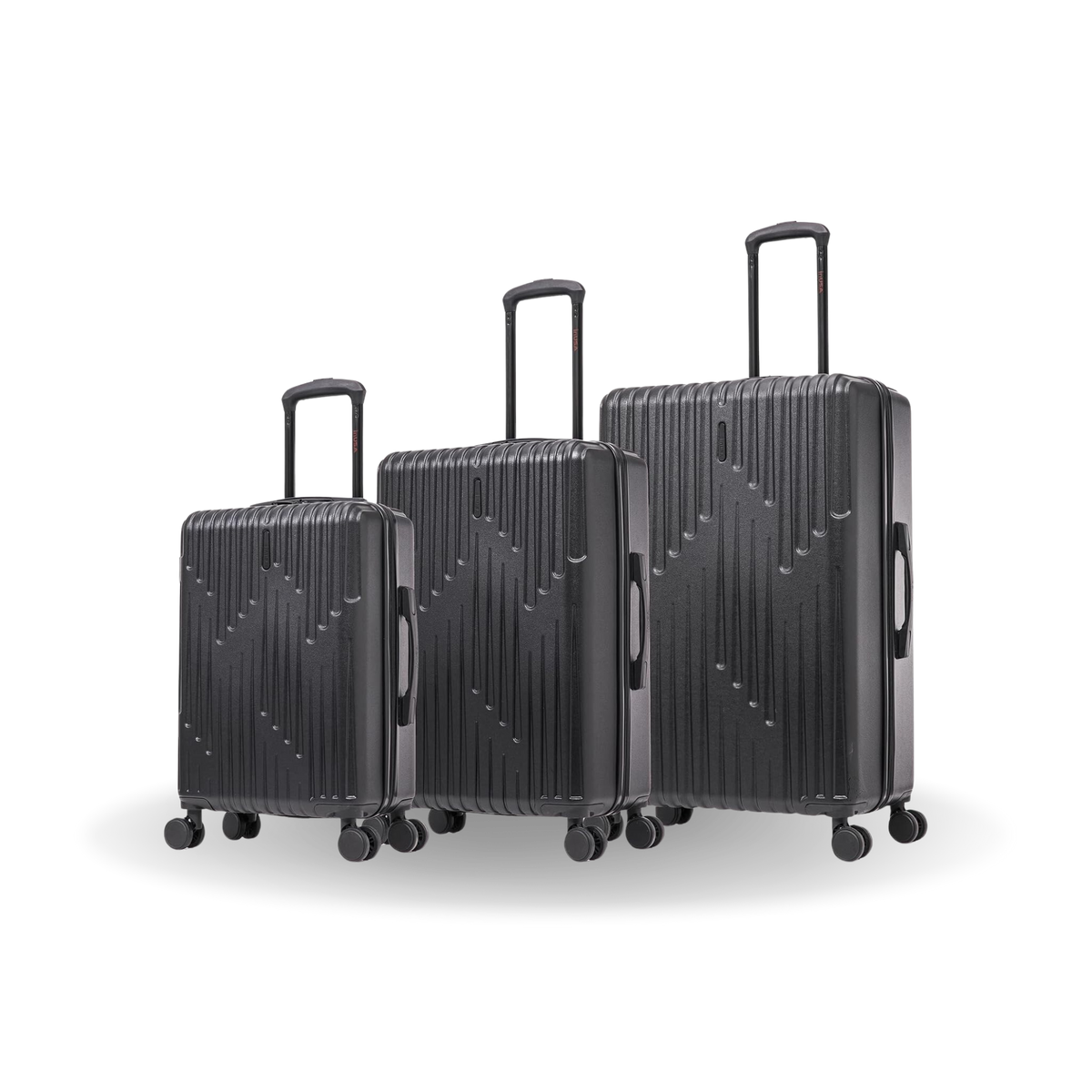 InUSA Drip 3-Piece Hardside Spinner Luggage Set