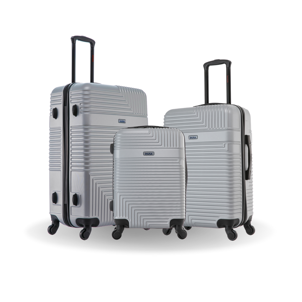 InUSA Resilience 3-Piece Hardside Spinner Luggage Set