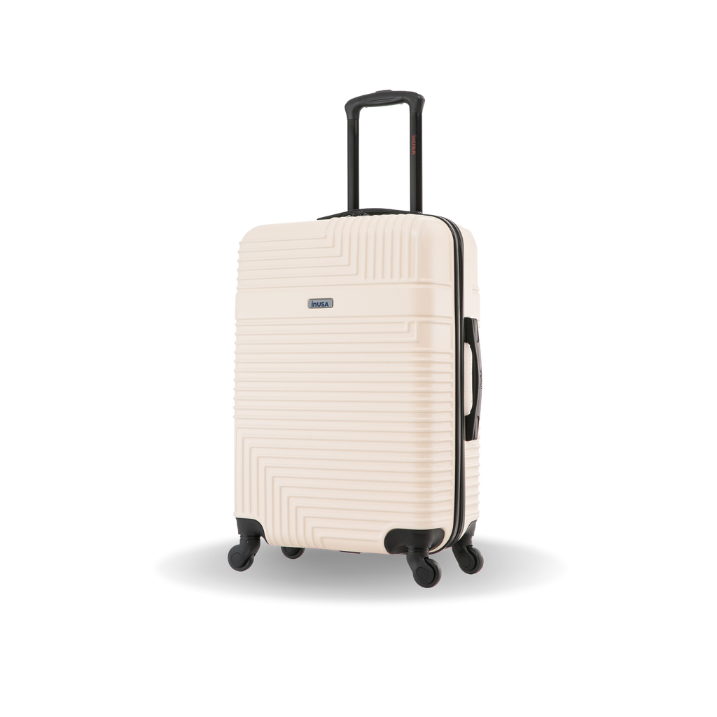 InUSA Resilience 24" Hardside Spinner Checked Suitcase