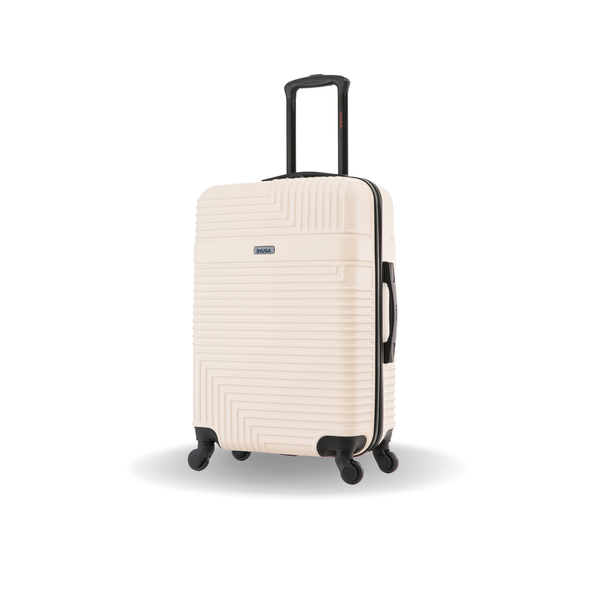 InUSA Resilience 24" Hardside Spinner Checked Suitcase