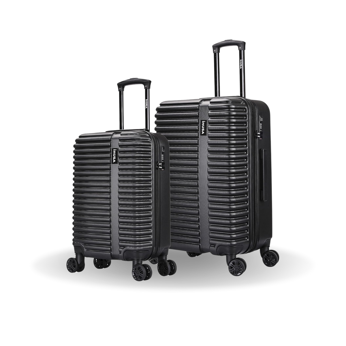 InUSA Ally 2-Piece Hardside Spinner Luggage Set