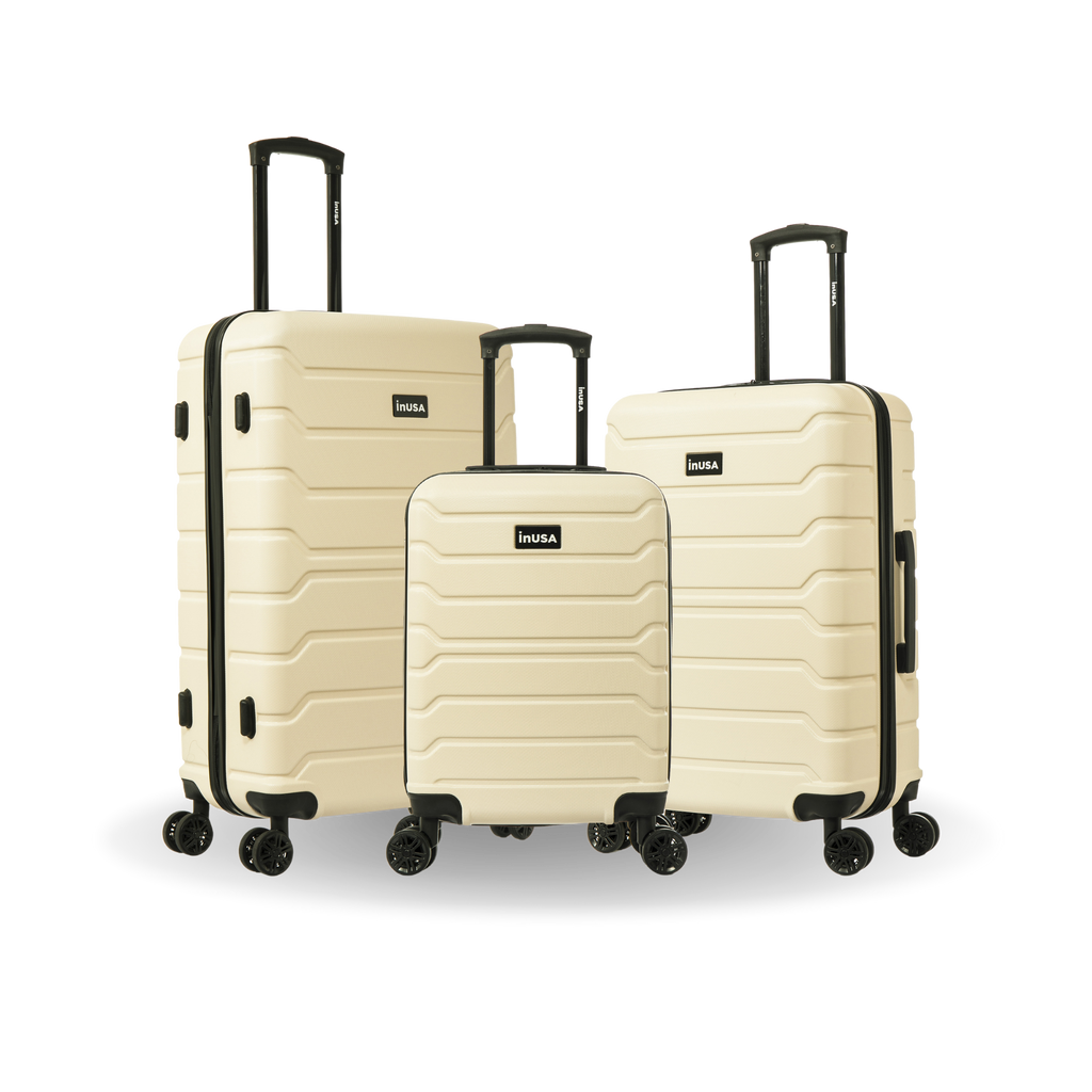 InUSA Trend 3-Piece Hardside Spinner Luggage Set