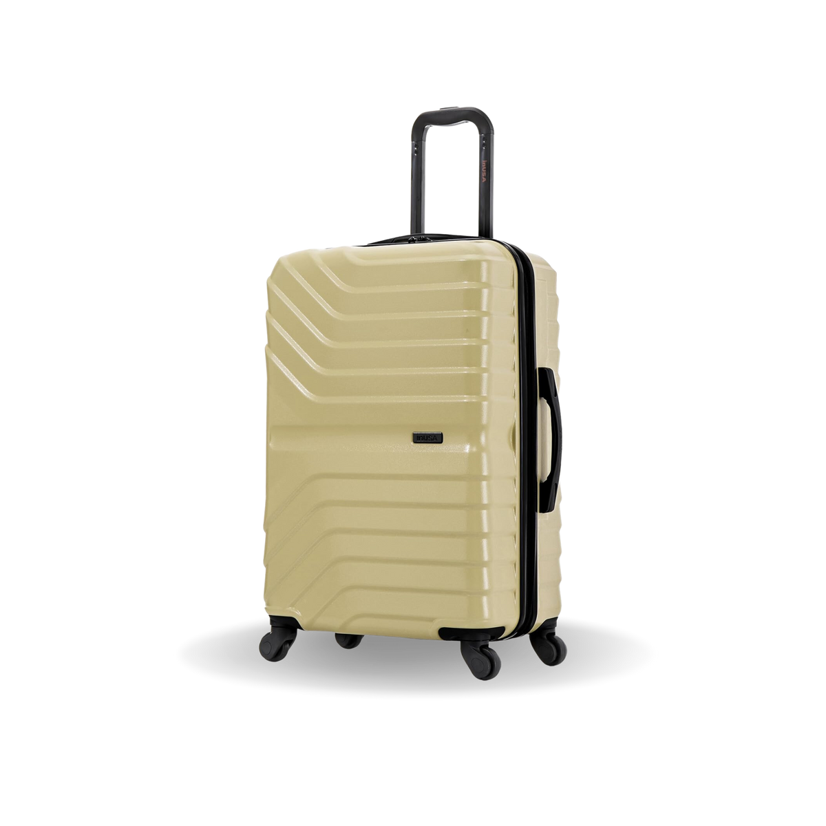 InUSA Aurum 24" Hardside Spinner Checked Suitcase