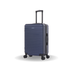 InUSA Deep 24" Hardside Spinner Checked Suitcase