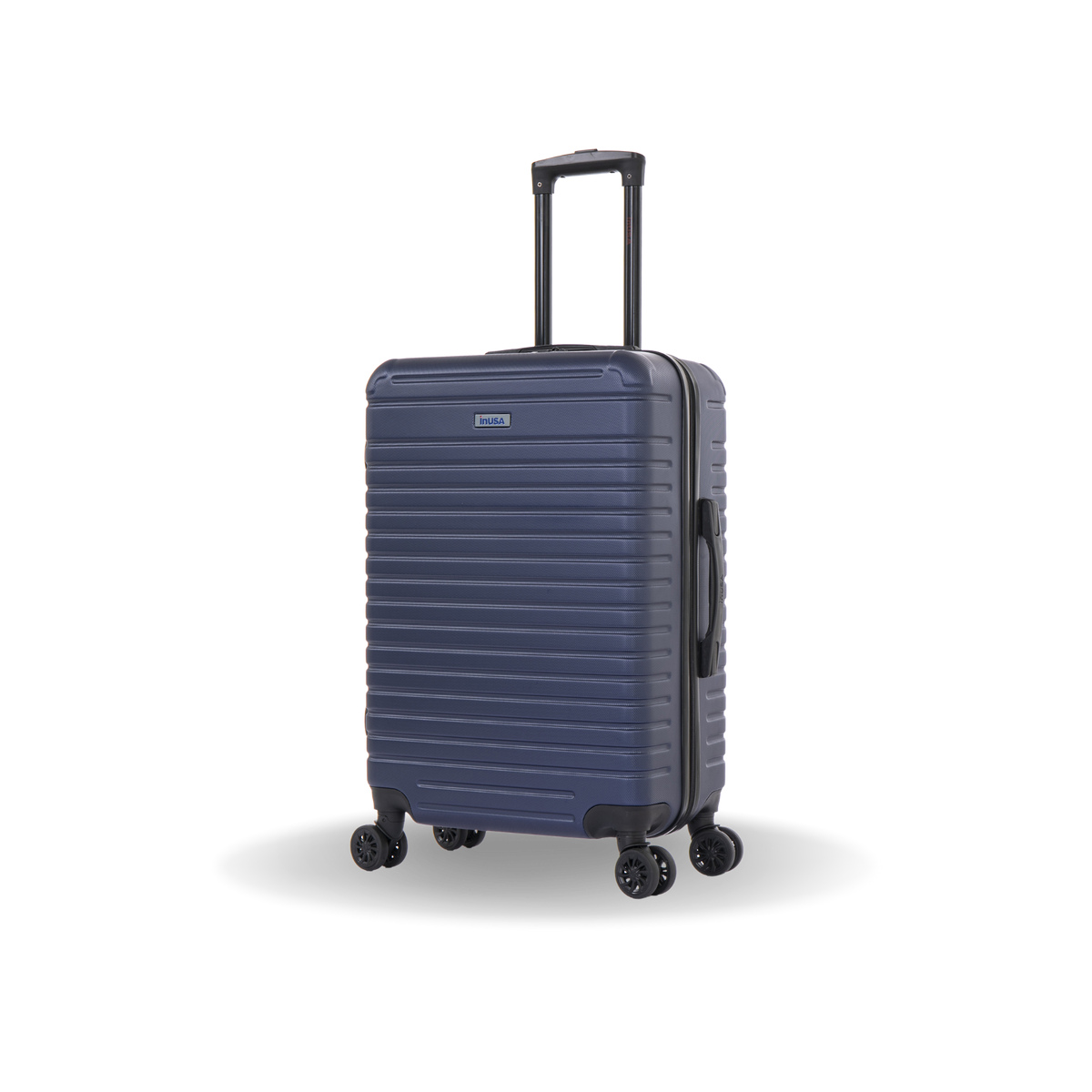 InUSA Deep 24" Hardside Spinner Checked Suitcase
