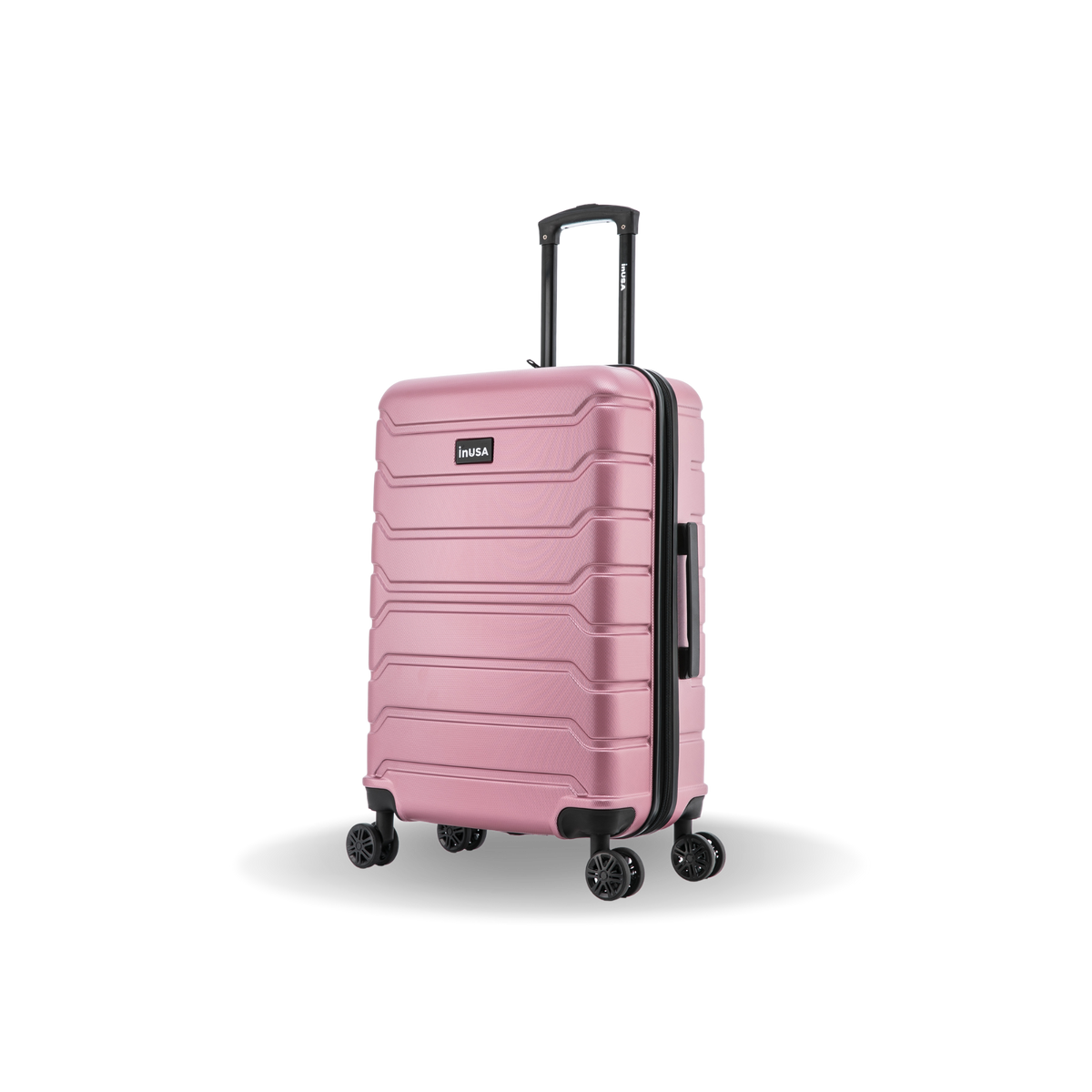 InUSA Trend 24" Hardside Spinner Checked Suitcase