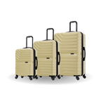 InUSA Aurum 3-Piece Hardside Spinner Luggage Set