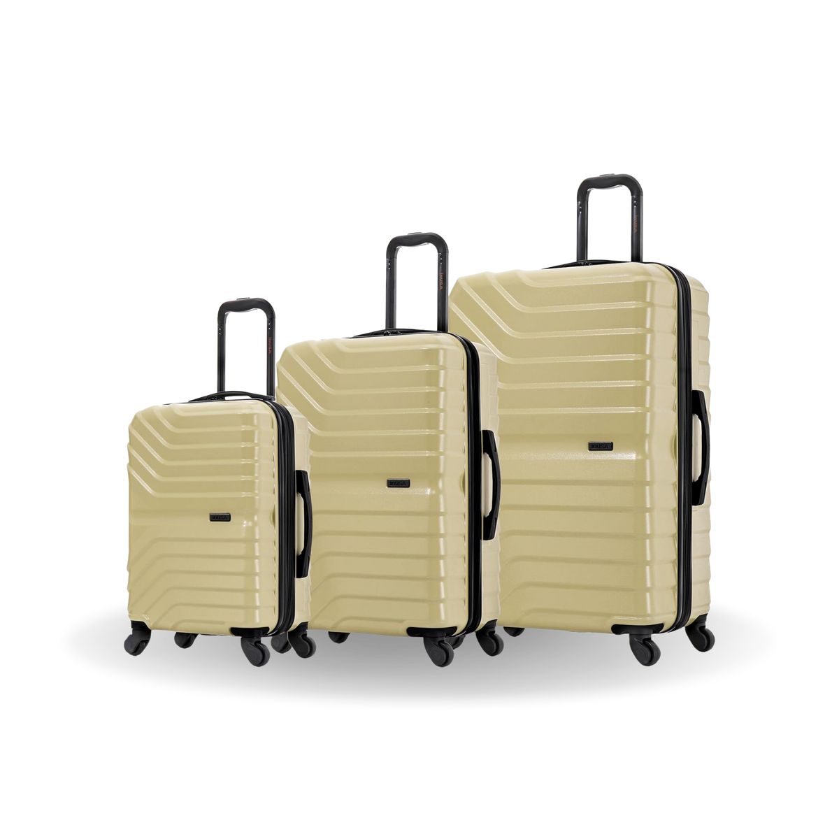 InUSA Aurum 3-Piece Hardside Spinner Luggage Set