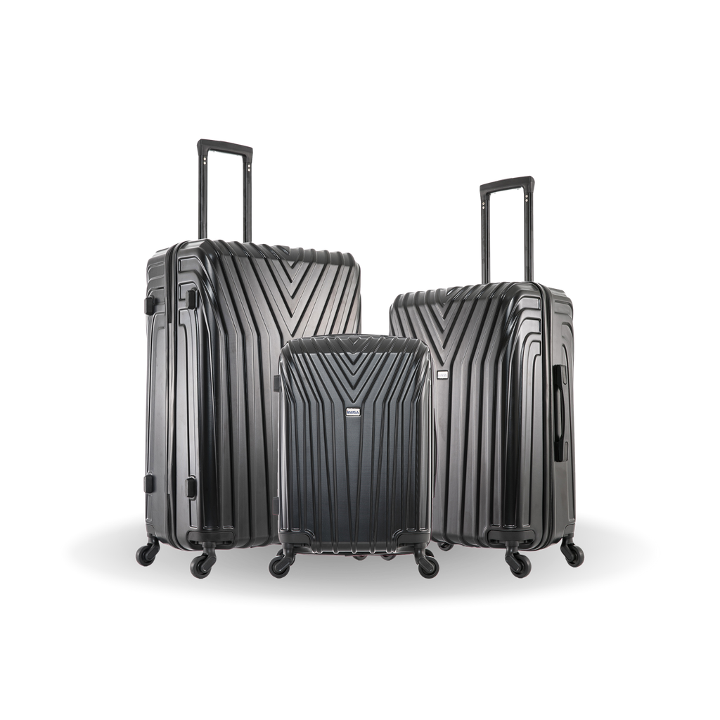 InUSA Vasty 3-Piece Hardside Spinner Luggage Set