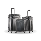 InUSA Vasty 3-Piece Hardside Spinner Luggage Set