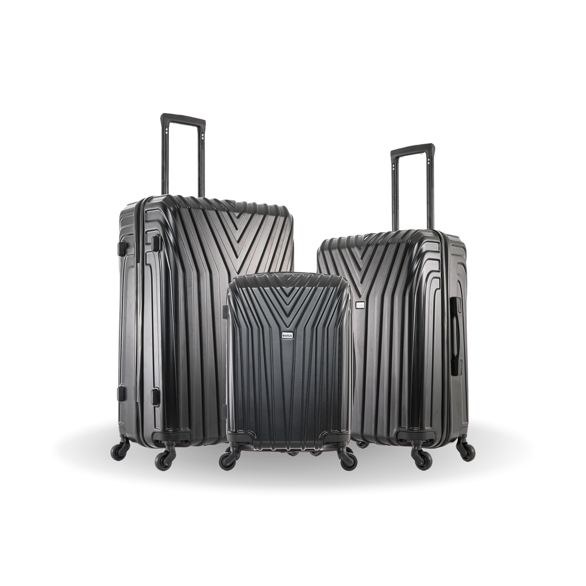 InUSA Vasty 3-Piece Hardside Spinner Luggage Set