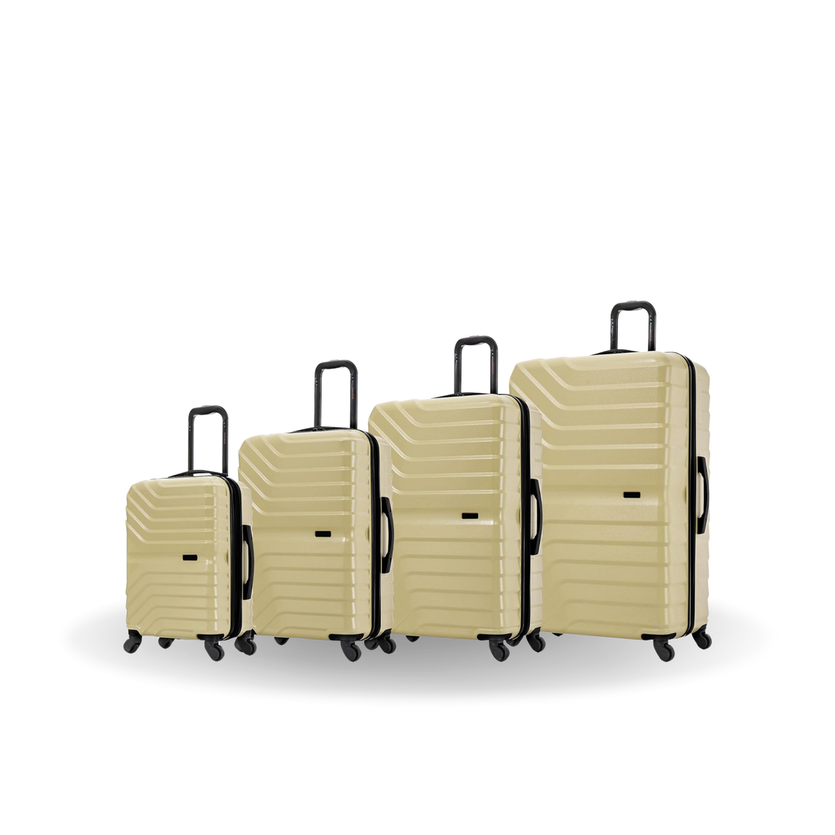 InUSA Aurum 4-Piece Hardside Spinner Luggage Set