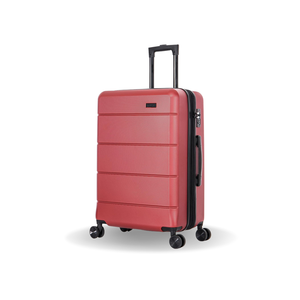 InUSA Elysian 24-Inch Hardside Spinner Checked Luggage