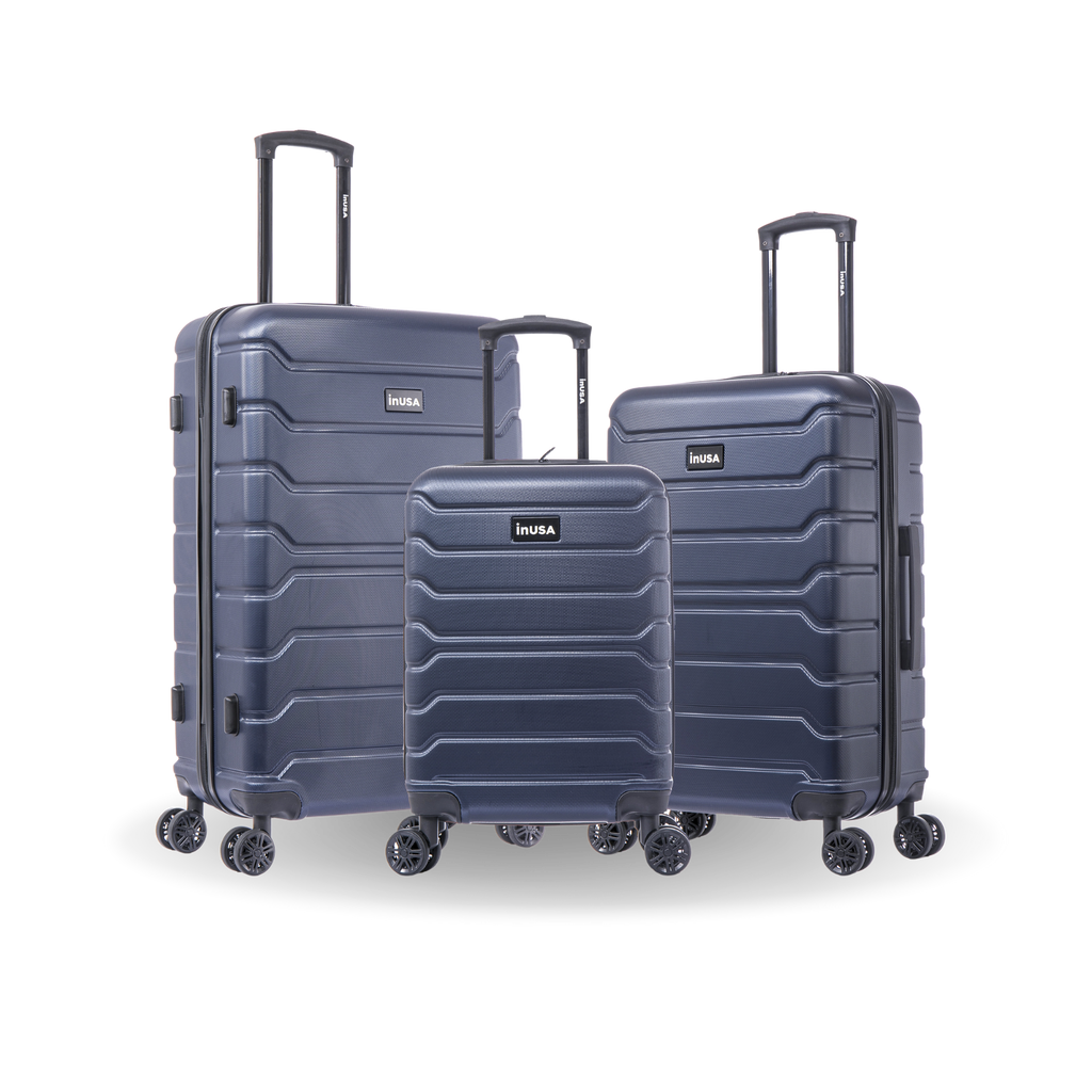InUSA Trend 3-Piece Hardside Spinner Luggage Set