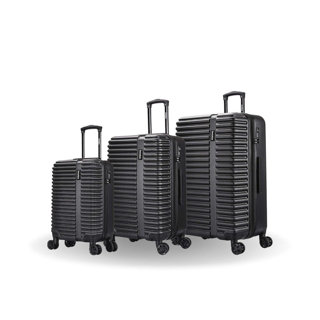 InUSA Ally 3-Piece Hardside Spinner Luggage Set