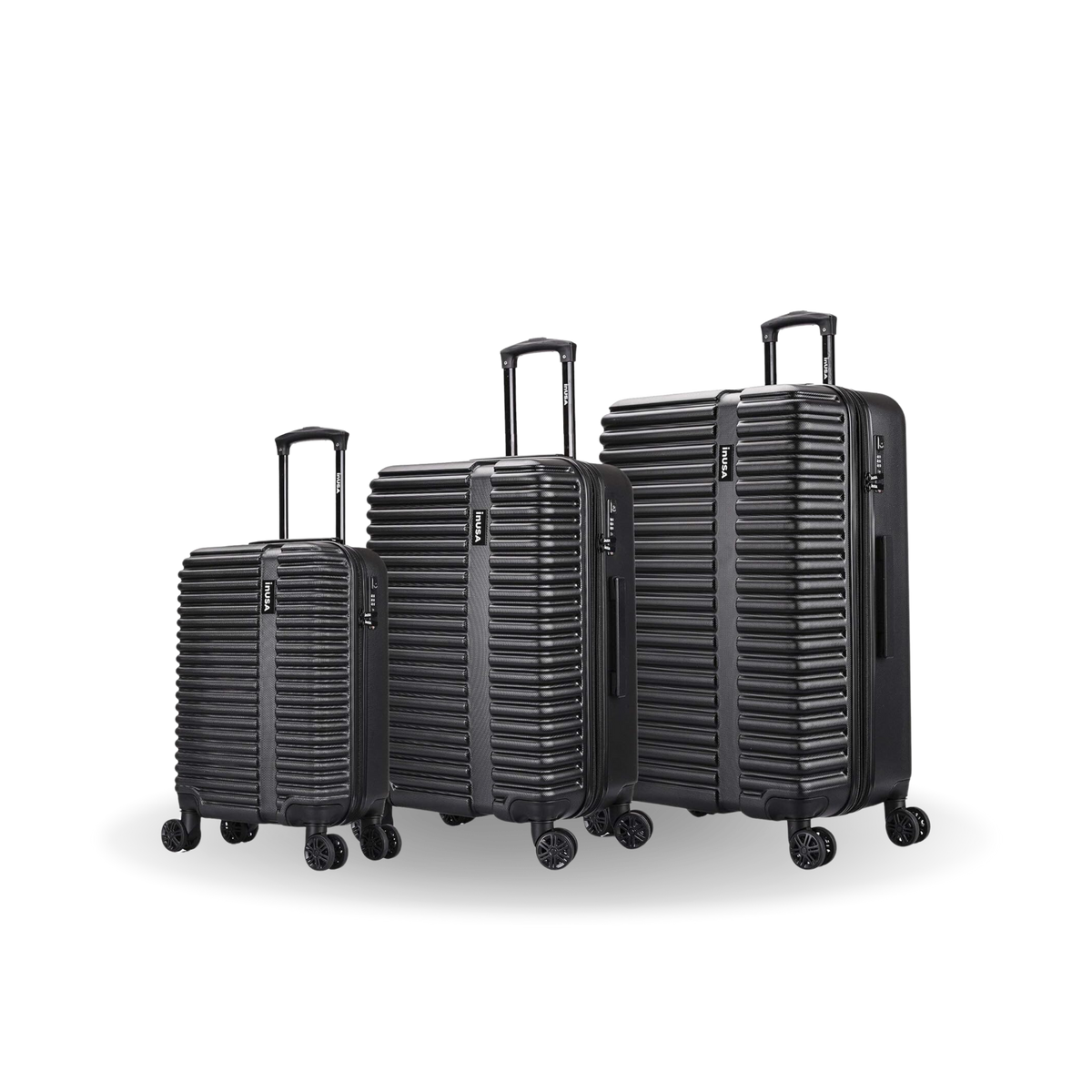 InUSA Ally 3-Piece Hardside Spinner Luggage Set
