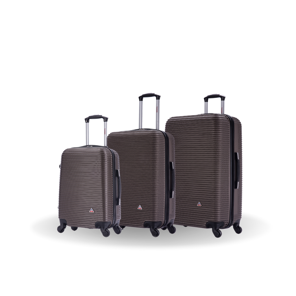 InUSA Royal 3-Piece Hardside Spinner Luggage Set