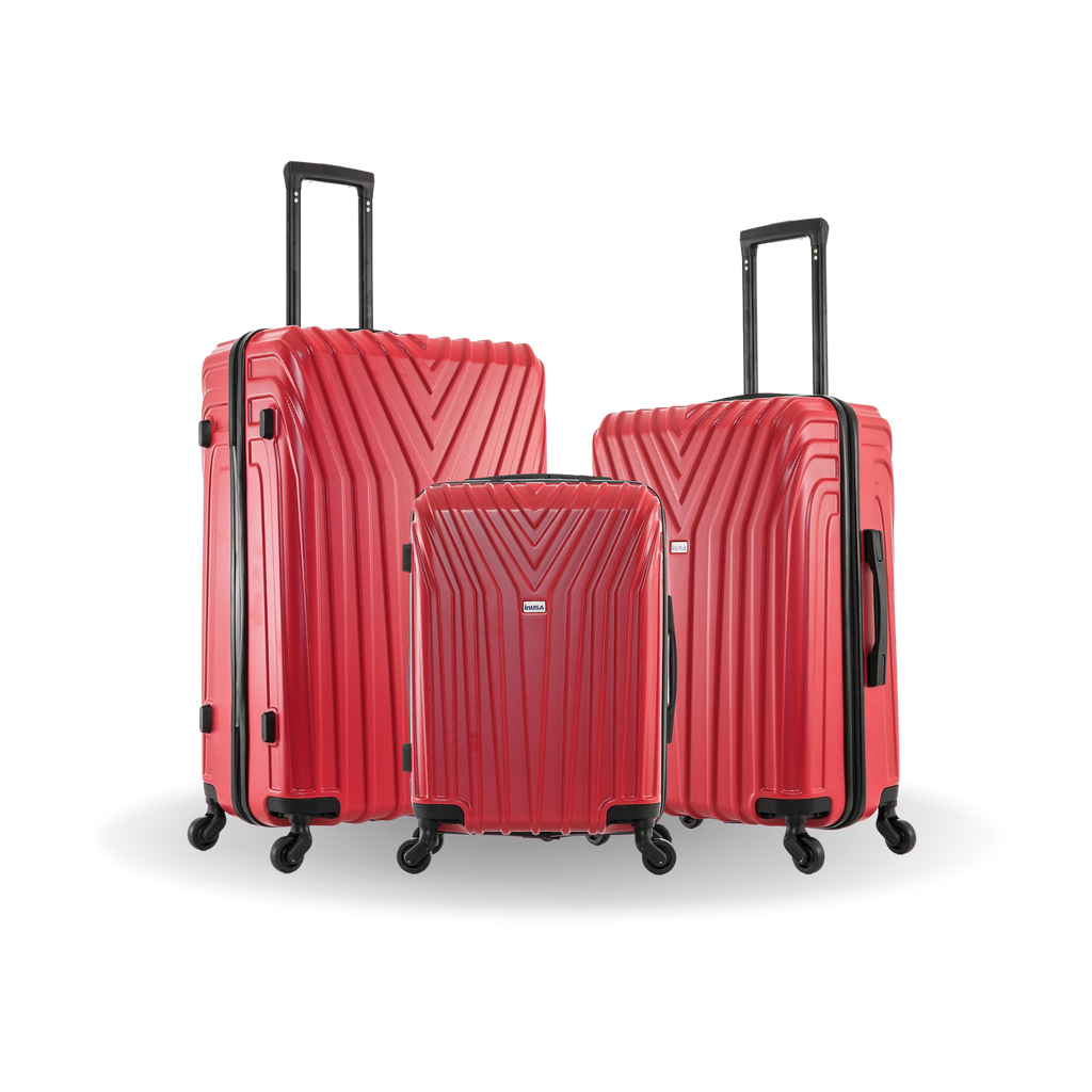 InUSA Vasty 3-Piece Hardside Spinner Luggage Set
