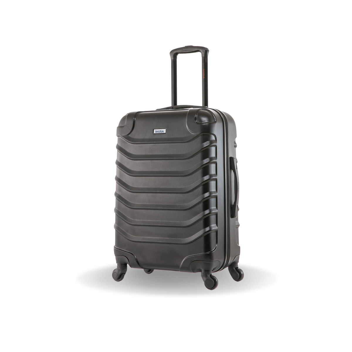InUSA Endurance 24" Hardside Spinner Checked Suitcase