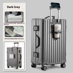 TSA-Lock Aluminum Carry-On Suitcase