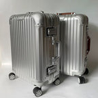 Drop-Resistant Aluminum Carry-On Suitcase