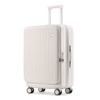 20-Inch Front-Opening Hardside Carry-On Suitcase