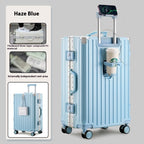 TSA-Lock Aluminum Carry-On Suitcase