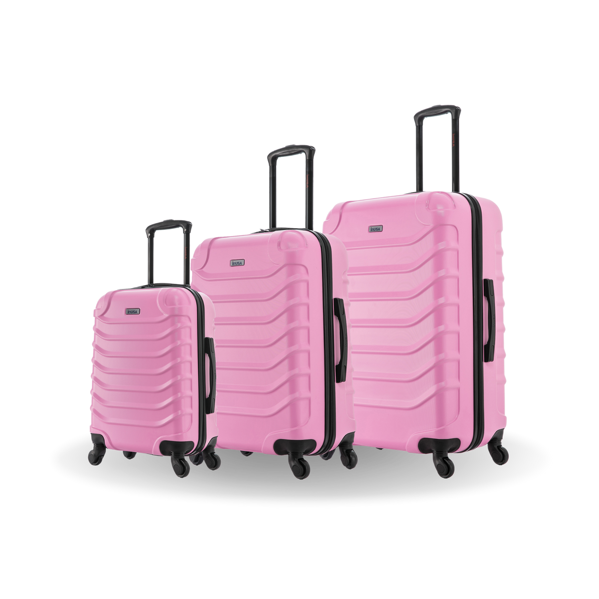 InUSA Endurance 3-Piece Hardside Spinner Luggage Set