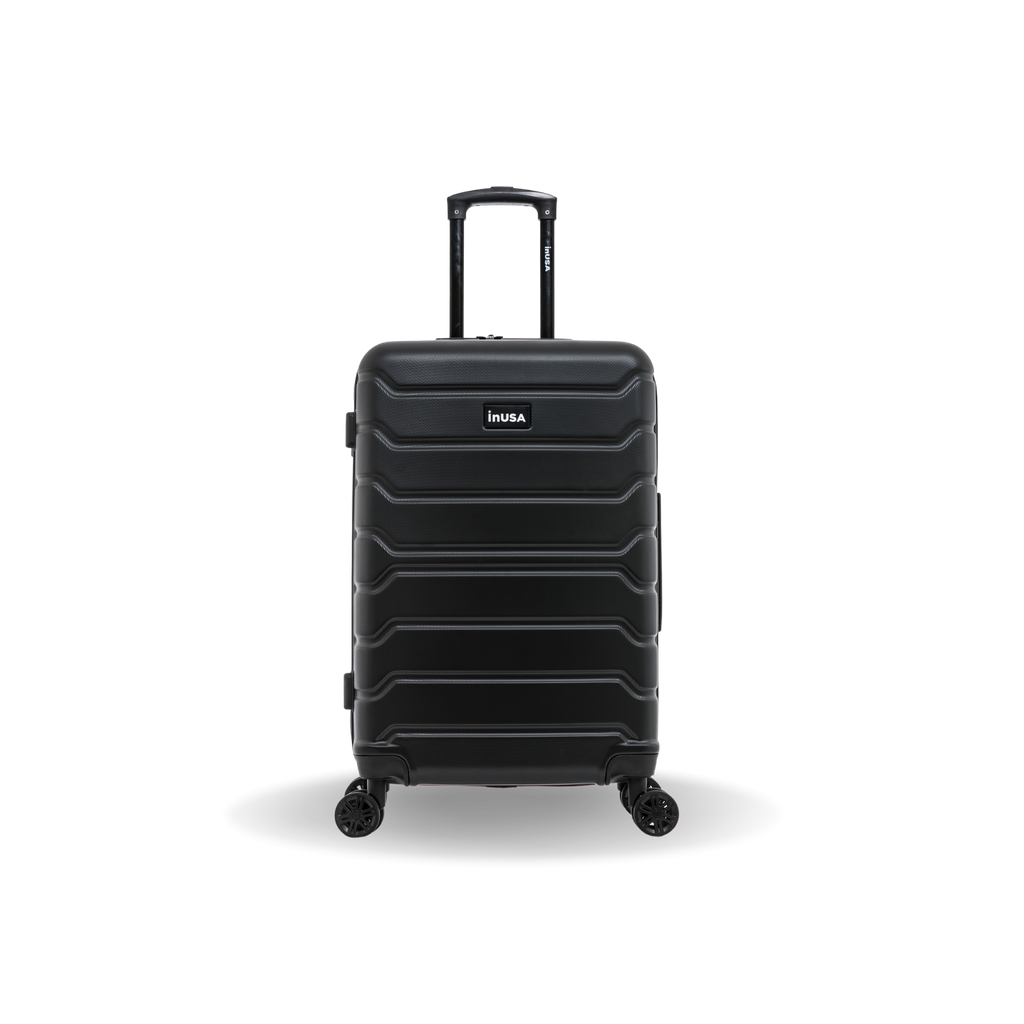 InUSA Trend 24" Hardside Spinner Checked Suitcase