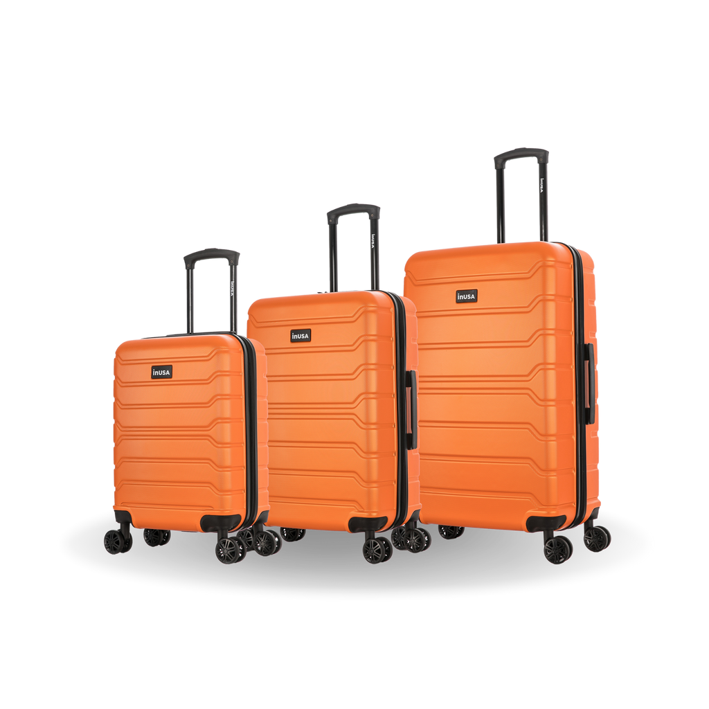 InUSA Trend 3-Piece Hardside Spinner Luggage Set