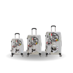 InUSA Prints 3-Piece Hardside Spinner Luggage Set