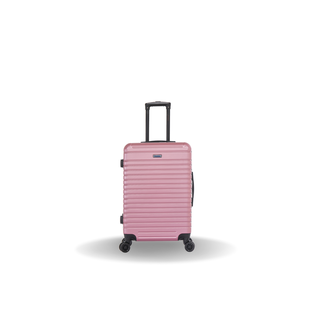 InUSA Deep 24" Hardside Spinner Checked Suitcase