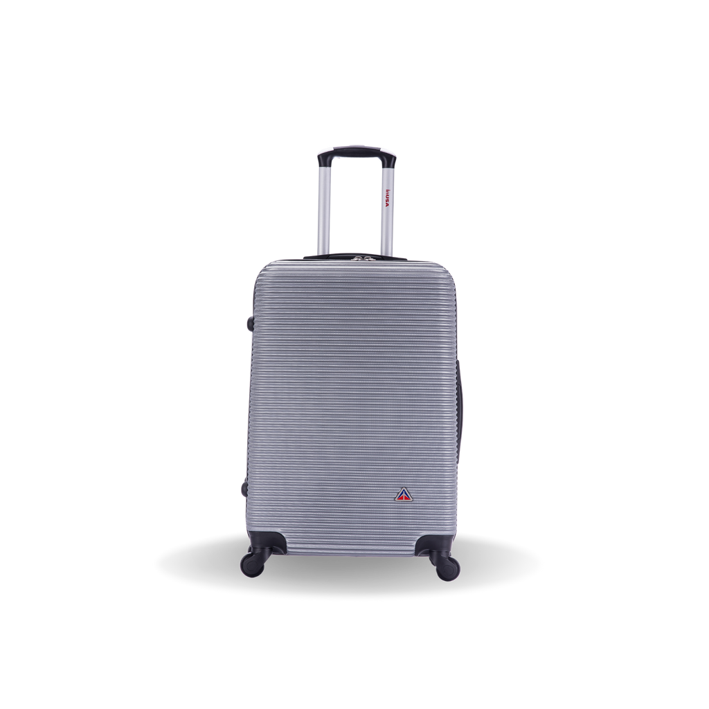 InUSA Royal 24" Hardside Spinner Checked Luggage