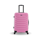 InUSA Endurance 24" Hardside Spinner Checked Suitcase