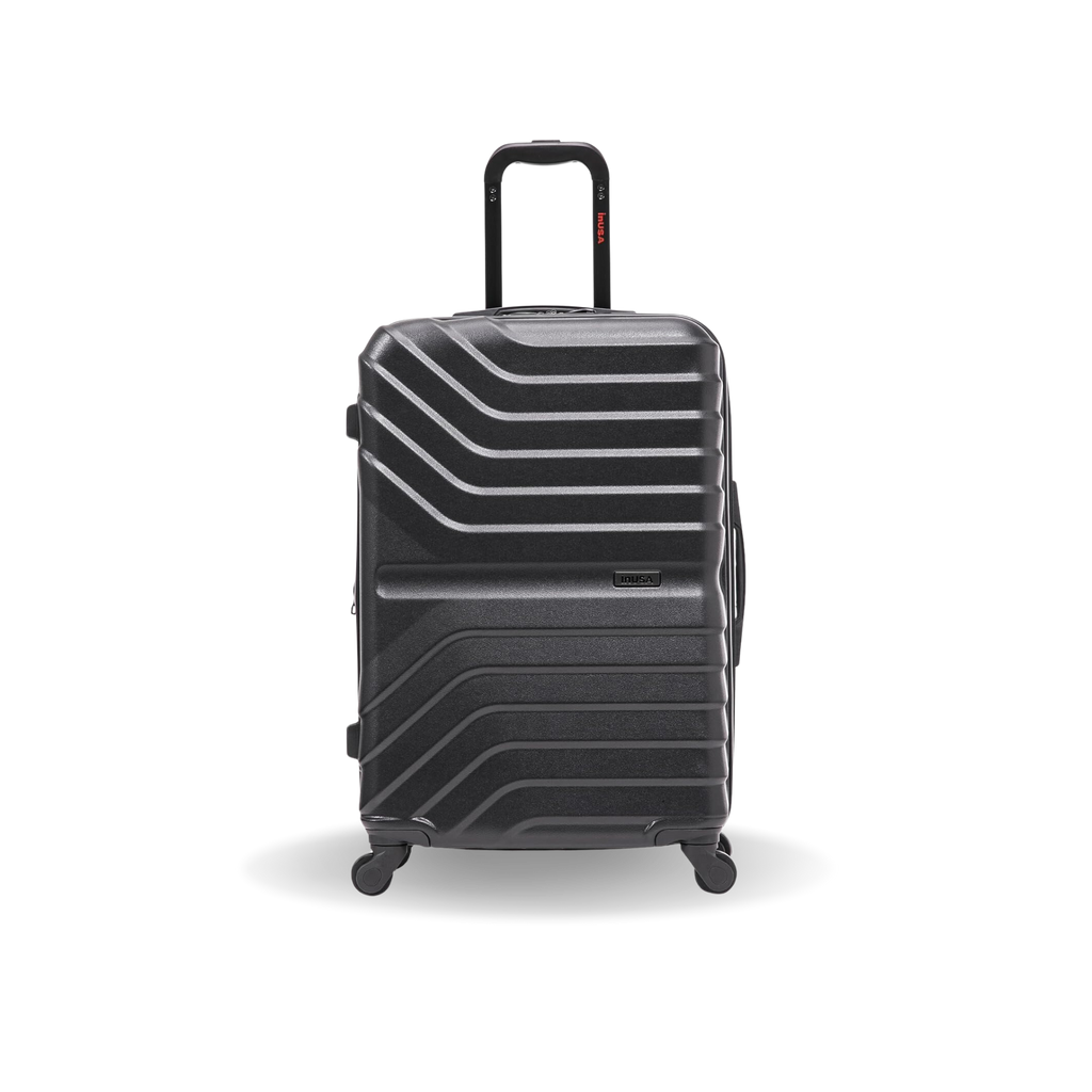InUSA Aurum 24" Hardside Spinner Checked Suitcase