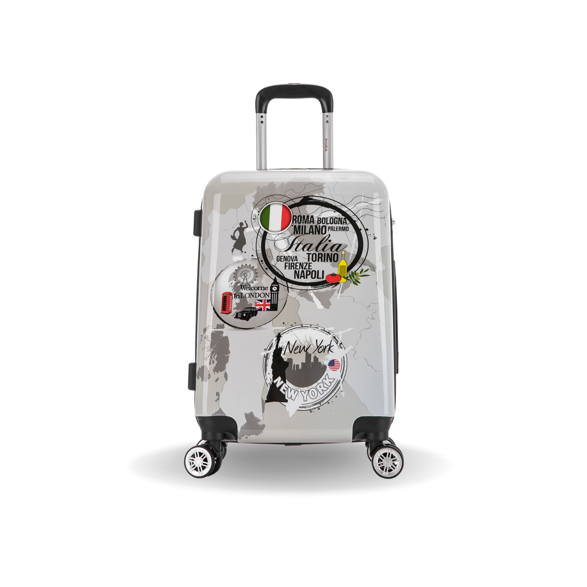 InUSA Prints Carry-On Hardside Spinner Luggage