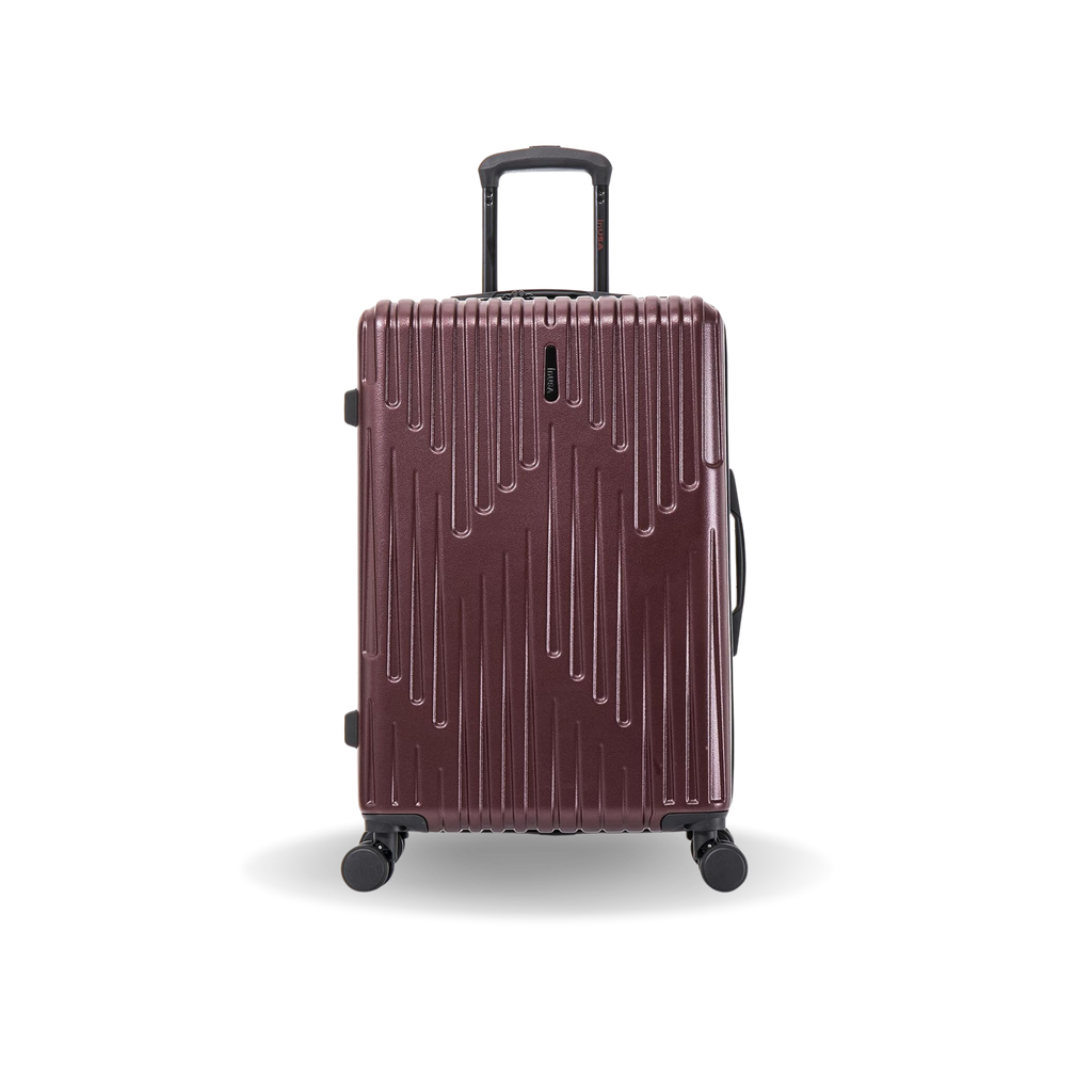 InUSA Drip 24" Hardside Spinner Checked Luggage