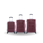InUSA Pilot 3-Piece Hardside Spinner Luggage Set
