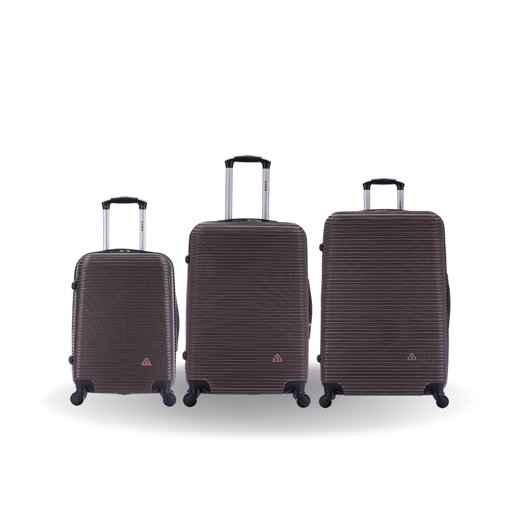 InUSA Royal 3-Piece Hardside Spinner Luggage Set