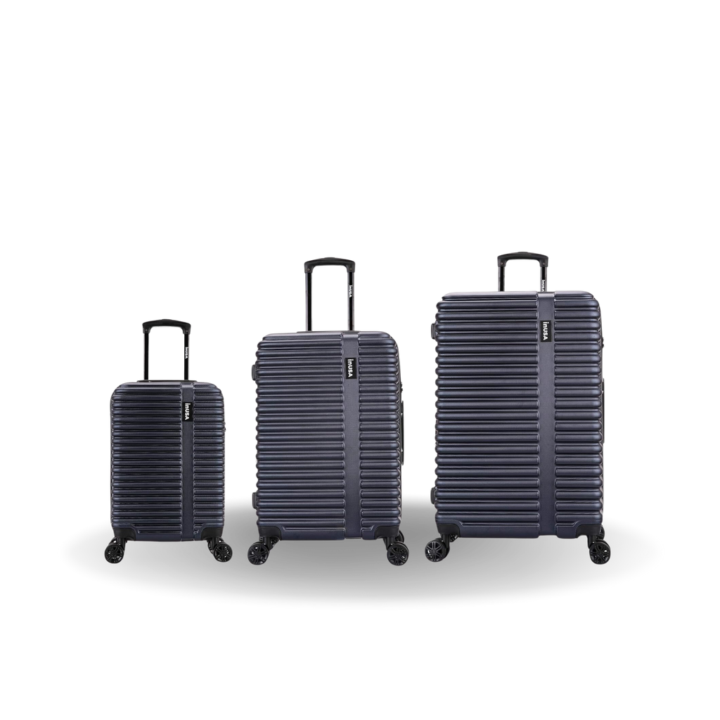 InUSA Ally 3-Piece Hardside Spinner Luggage Set
