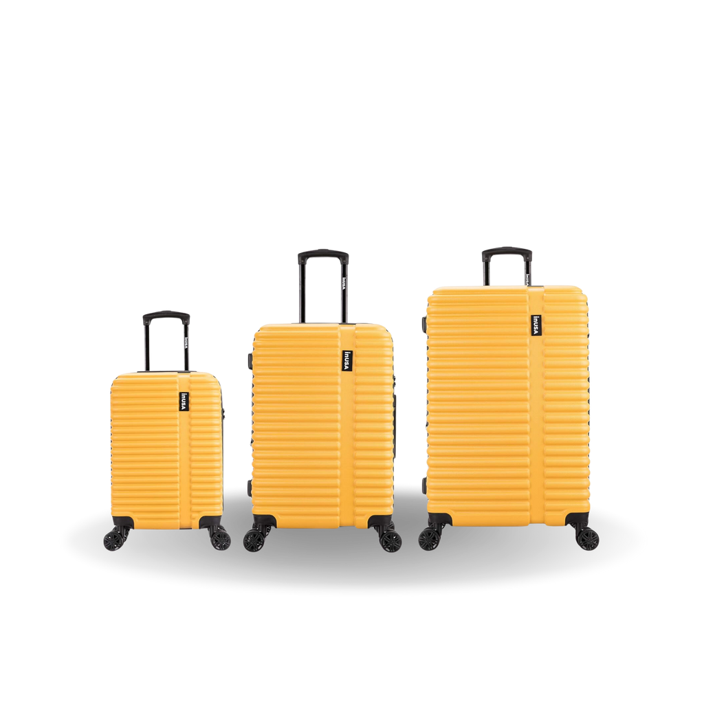 InUSA Ally 3-Piece Hardside Spinner Luggage Set