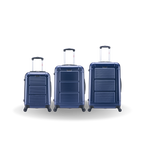 InUSA Pilot 3-Piece Hardside Spinner Luggage Set