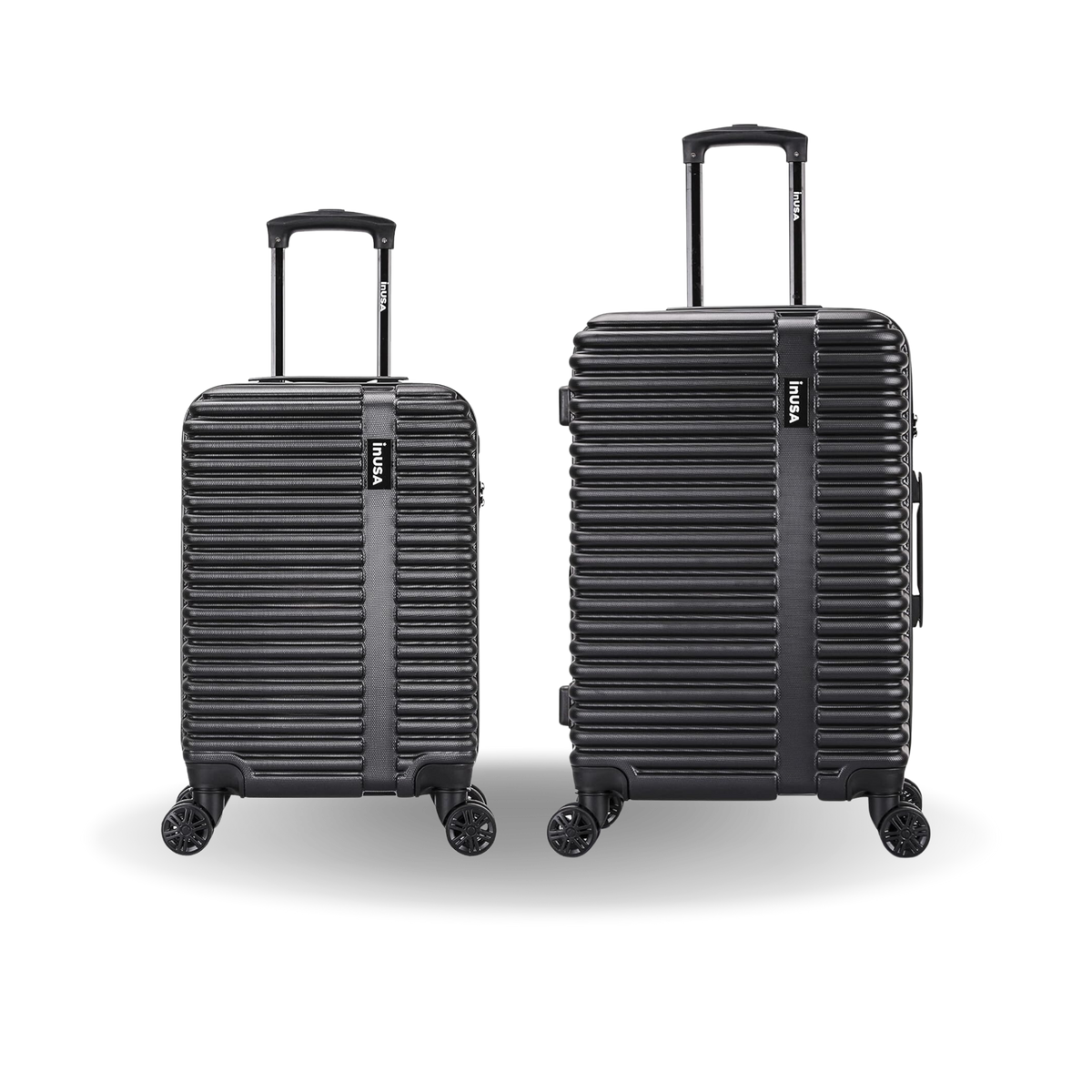 InUSA Ally 2-Piece Hardside Spinner Luggage Set