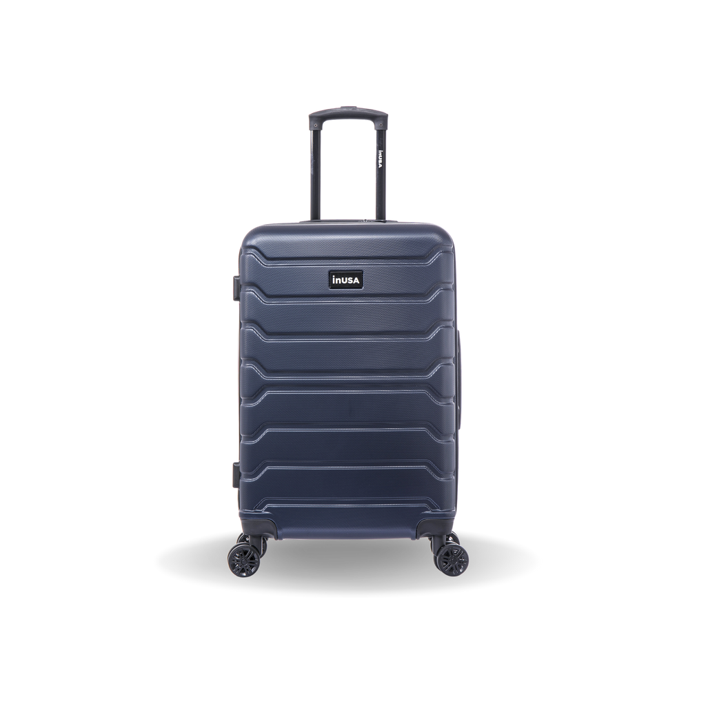 InUSA Trend 24" Hardside Spinner Checked Suitcase