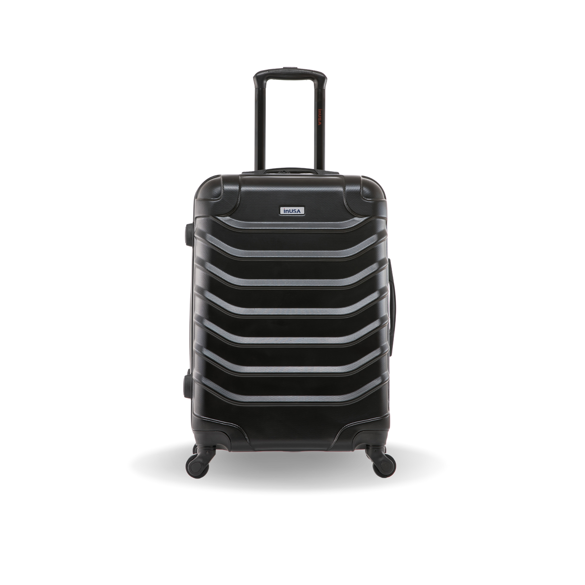 InUSA Endurance 24" Hardside Spinner Checked Suitcase