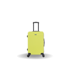 InUSA Deep 24" Hardside Spinner Checked Suitcase
